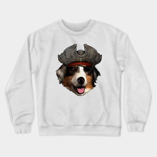 Australian Shepherd Pirate Crewneck Sweatshirt